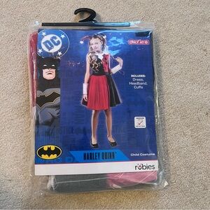 NWT Harley Quinn girls Costume 6-8